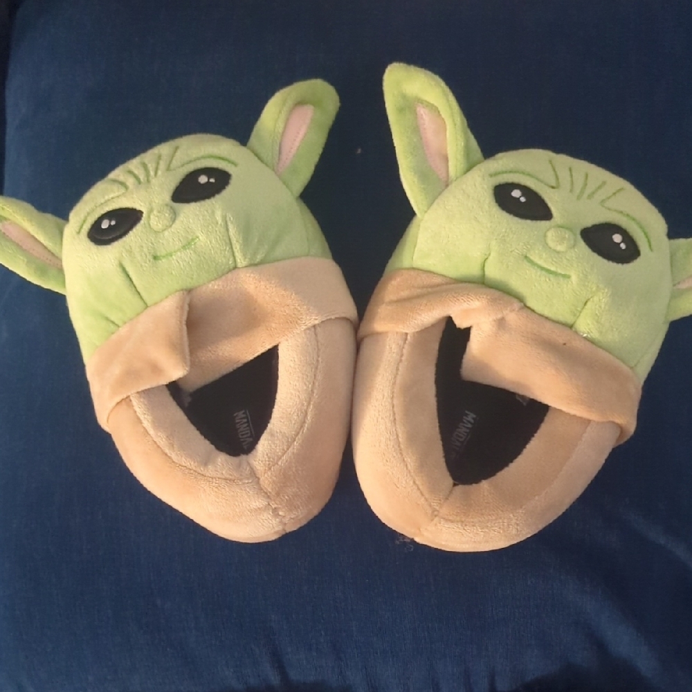 Green Character Slippers